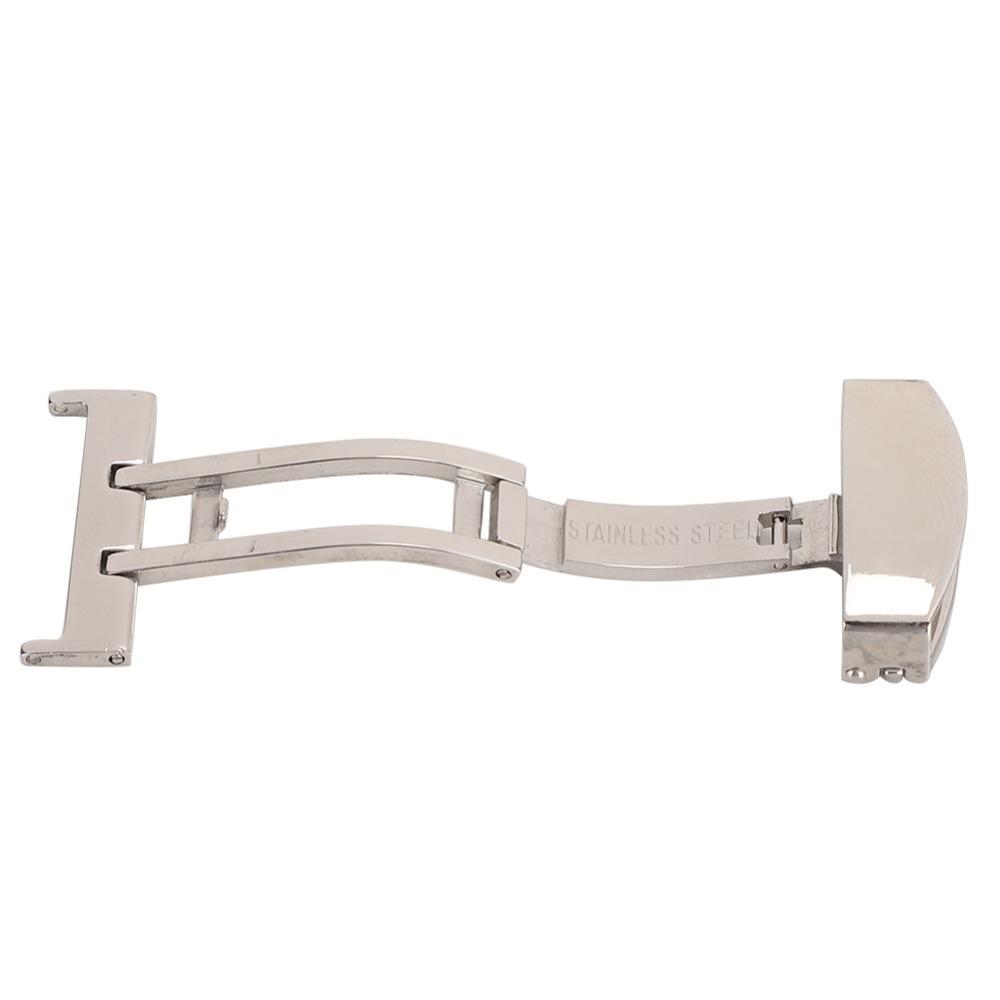 Silver Color Watchband Clasp Single Fold Deployment Clasp Replacement Accessory  Watch Replacement