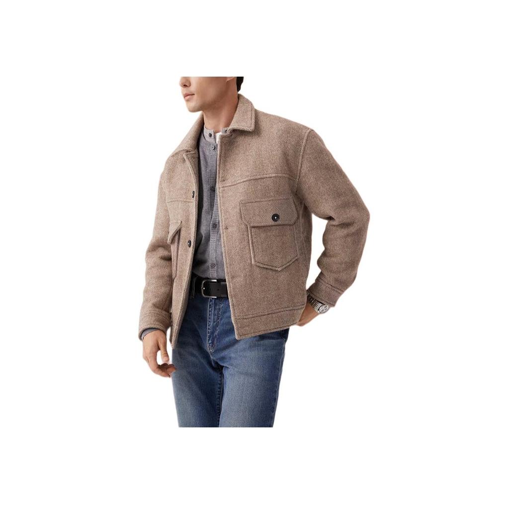 Levis SS25 New Year Limited Edition Double Pocket Button Closure Comfortable Jacket Men Jacket Light-Brown 0036D-0000