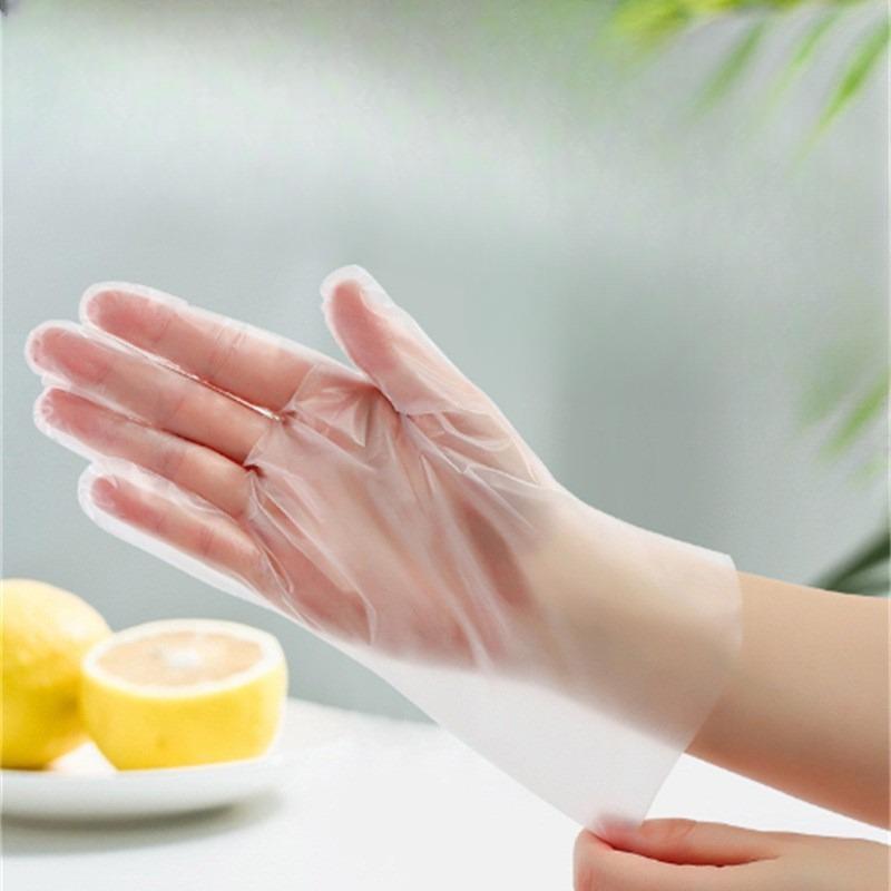 Waterproof and Oil-proof Disposable GlovesTPE Kitchen CleaningHand Chores Food-grade Thickened Transparent Film