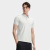FILA White Minimalist Fashion Light Business Casual Comfortable Versatile Knitted Short Sleeve Polo Shirt Men polo shirts Steam-Grey F11M613103FGY