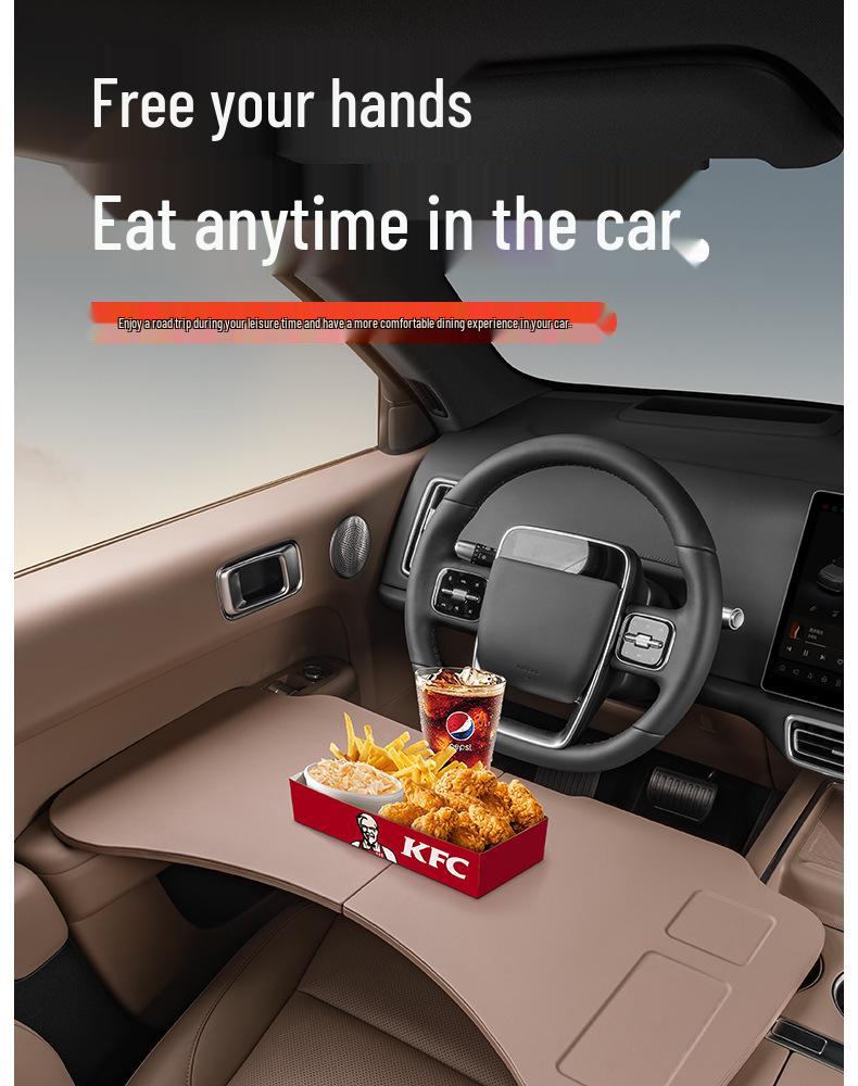 Compatible with Ideal i6/i8/L6/L7/L8/L9 Folding Table: Multi-functional Desk, Dining Table & Car Interior Accessories