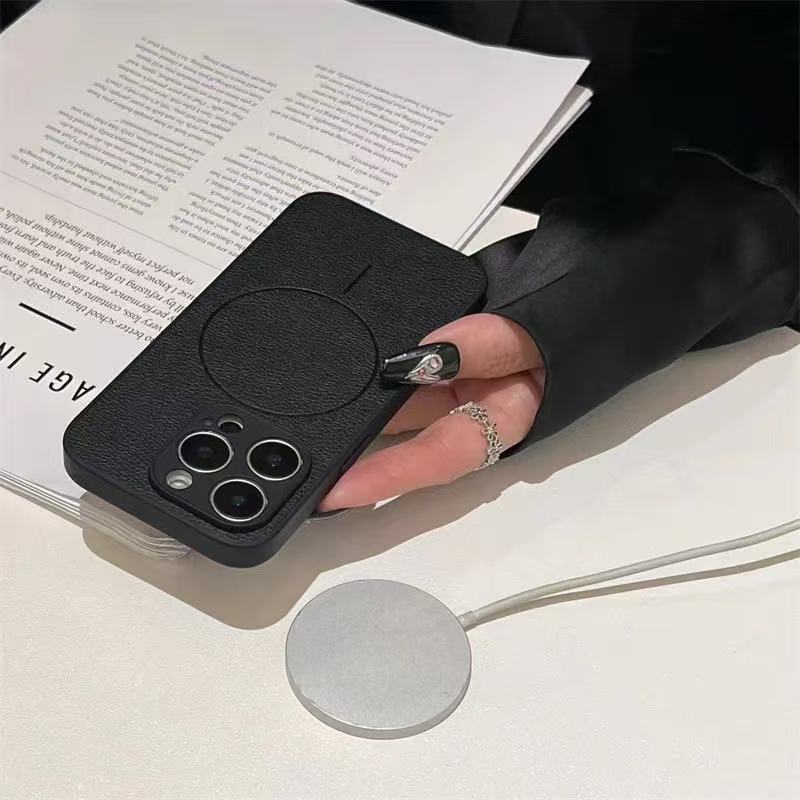 Shockproof for iPhone PU Phone Case Opp BagFor iPhone 16 чёрный