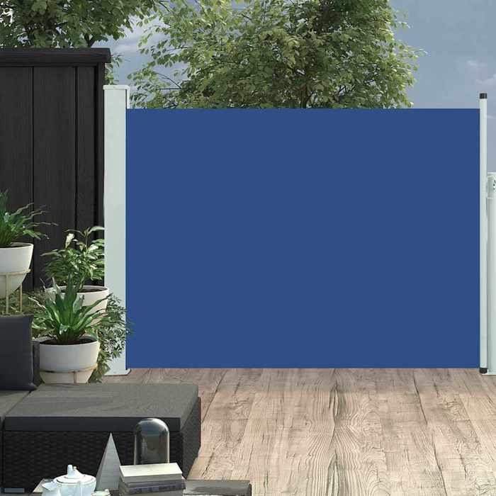 VidaXL Auvent Latéral Rétractable de Patio Store Latéral Brise-vue Abri Soleil Jardin Terrasse Balcon Exterieur Résistant 48390