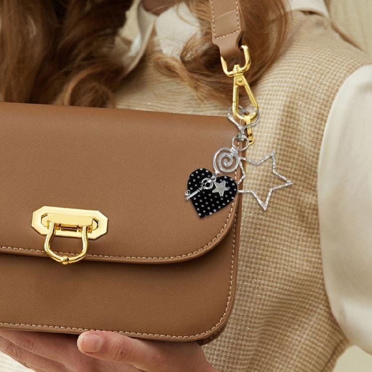 Trendy Dot Star Music Note Keychain For Bag Accessories