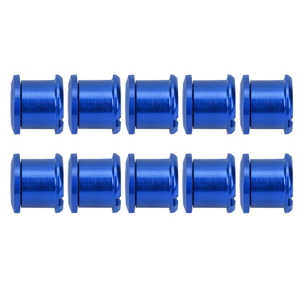 10Pcs Disc Screw Chainwheel Chainring Bolts Accessory for Mountain Bike Road BicycleBlue
