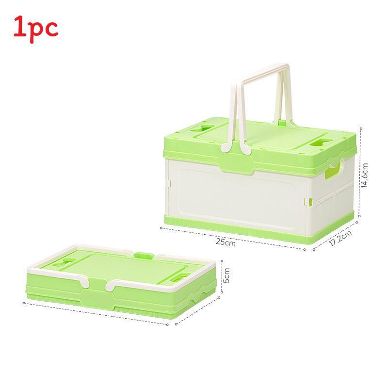 Foldable Multifunctional Pp Storage Bin With Handle For Kitchen And Pantry Organization