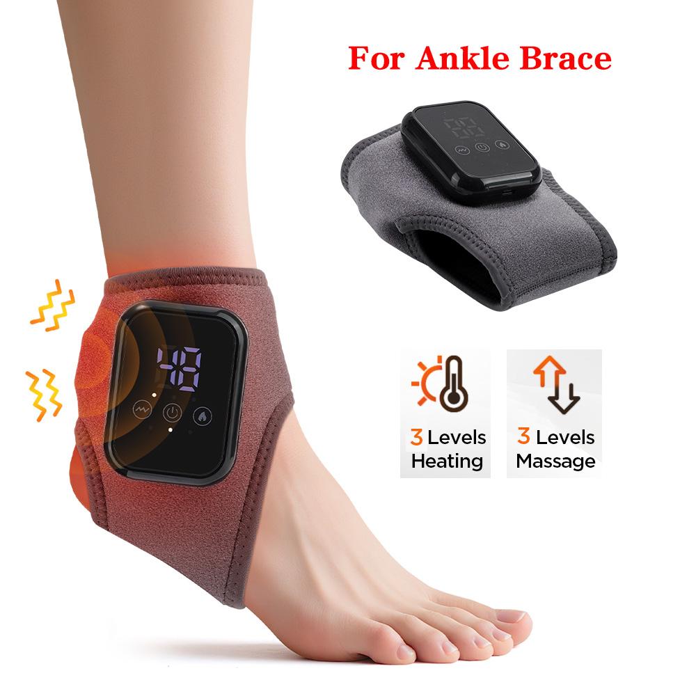 

Electric Foot And Hand Massager Hot Compresses 3 Modes Vibrations Massager Heating Wristband Ankle Joint Protection Support Tool
