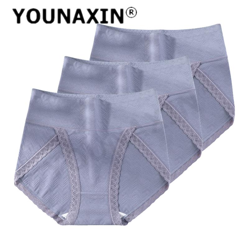 3 Stück Damen Unterwäsche mit hohem Bund Übergröße Slips Dessous Unterhosen Große Slips Bequeme Unterhosen XL 2XL 3XL 4XL 5XL 6XL