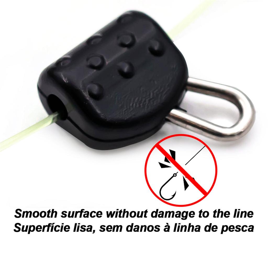 15Pcs Float Rest Fishing Sinker Slip Clip Hook Clear Snap Fishing Weight Slide for Braid Fishing Line Easy to Use
