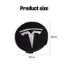 4 Stück für Tesla Model 3 Model Y Abzeichenabdeckungen Radkappen 4 Stück 56mm Radnabendeckel für Tesla Model Y X S 2023 Auto Zubehör Stil