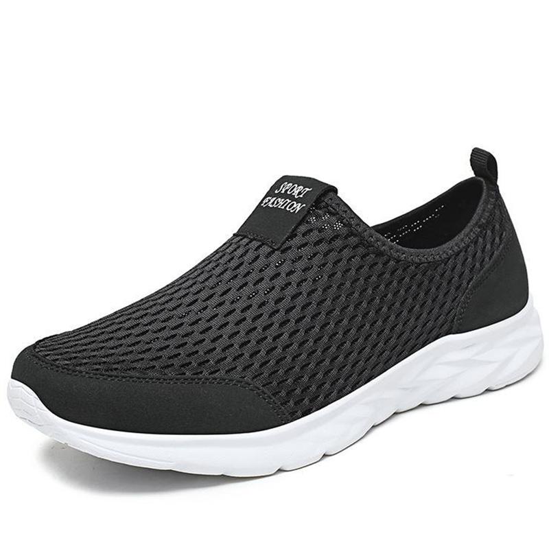 Fashion 2024 Men Casual Shoes Slip On Sneakers For Men Walking Men's Sneakers Mesh Classic Zapatillas Hombre Breathable Male Sneakers