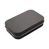 Tin Jewelry Coin Organizer Key Organizer Black Black Storage Box Card Case Metal Empty Box Candy Box