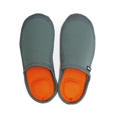 Entrex NEO Slippers with Side Gray X Washable Mesh, Large, 26-28cm, Orange,