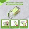 Portable Dental Floss Box Automatic Pop Up Floss Dispenser Press Type Travel Disposable Toothpick Floss Stick Holder