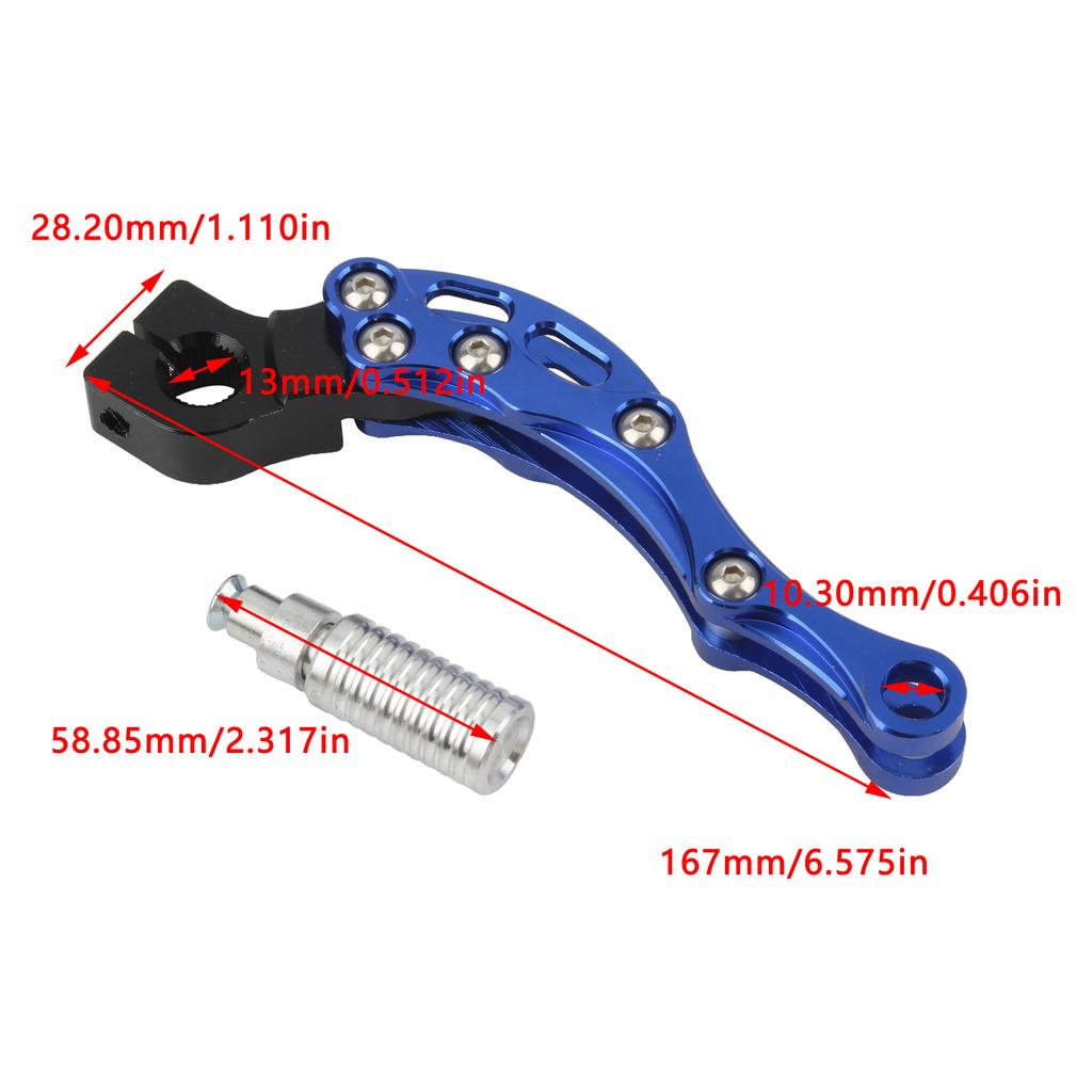 Motorrad Cross Pit Bike CNC Start Starterhebel Für Yamaha Honda 139QMB Roller JOG50/90/100 Fuxi 100CC Ghost Fire RSZ ZY100