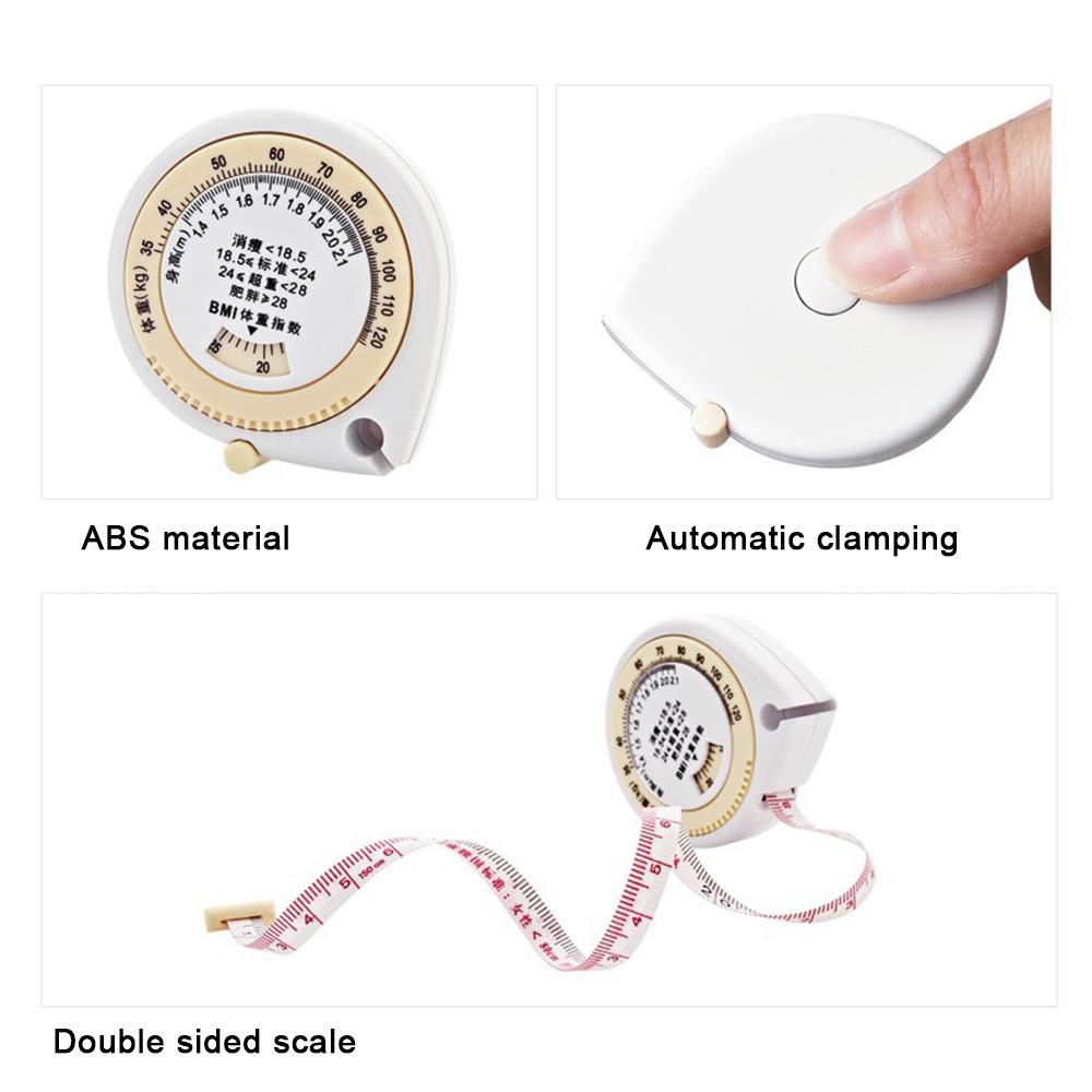 Bmi-health Three Circumference Ruler Fitness Tape Automatic Retractable Tape Measure Special Ruler For Measurements