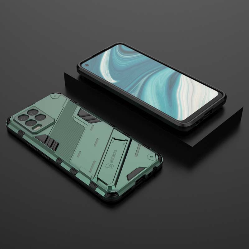Armor Case for Realme 8 Pro Shockproof Lens Camera Protective Robot Holder Back for OPPO Realme 7 Pro 8 Realme8 Phone Cover