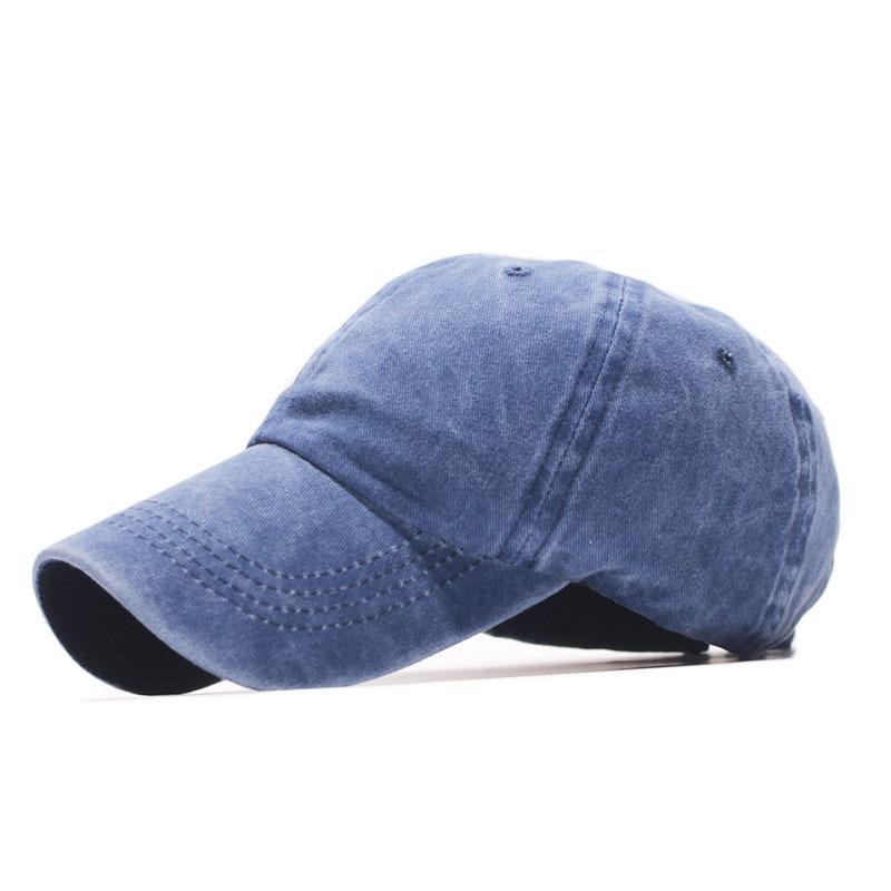 Simple light board fashion cap washed baseball cap men's and women's outdoor sunshade casual hat tide
