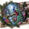 Vintage Iron Peacock Wall Art, Metal Sculpture for Home Living Room Decor