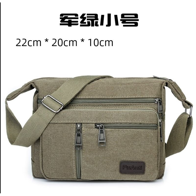 

Осень и Зима Новое поступление Мужская Повседневная Мужская Сумка Холщовая Сумка Мужская Горизонтальная Наплечная Сумка Сумка Кроссбоди Мужская Сумка Кроссбоди Рюкзак Small size Army Green