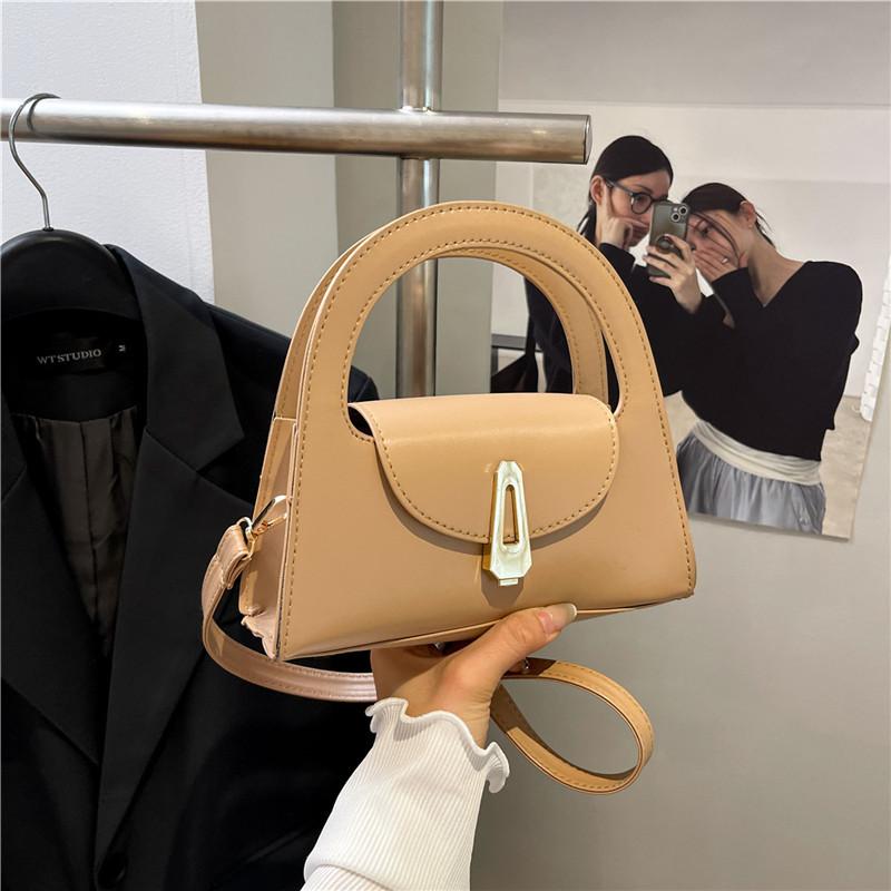 

New beautiful shoulder bag versatile commuter retro versatile messenger bag niche high-end handbag women s bag хакі