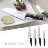 HENCKELS Self-Sharpening Knife Block Set, HI Style Elite Peach, Kitchen Knife Set, Knife Block, Sharpener, Officially Sold in Japan, 16610-003