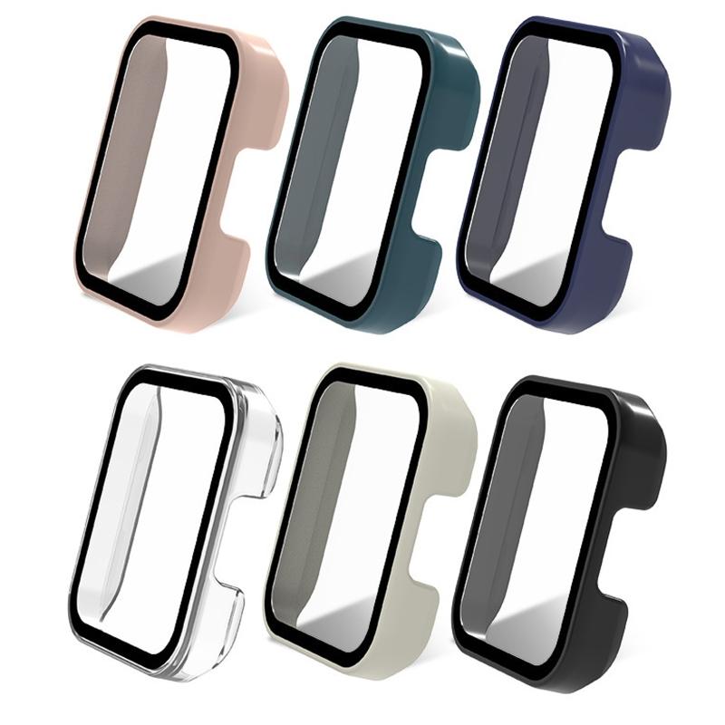 Passend für Redmi Watch 2 Gehäuse Hülle Gehärtete Folie Displayschutz Stoßfest Einteilig für Schale für Smartwatch Co