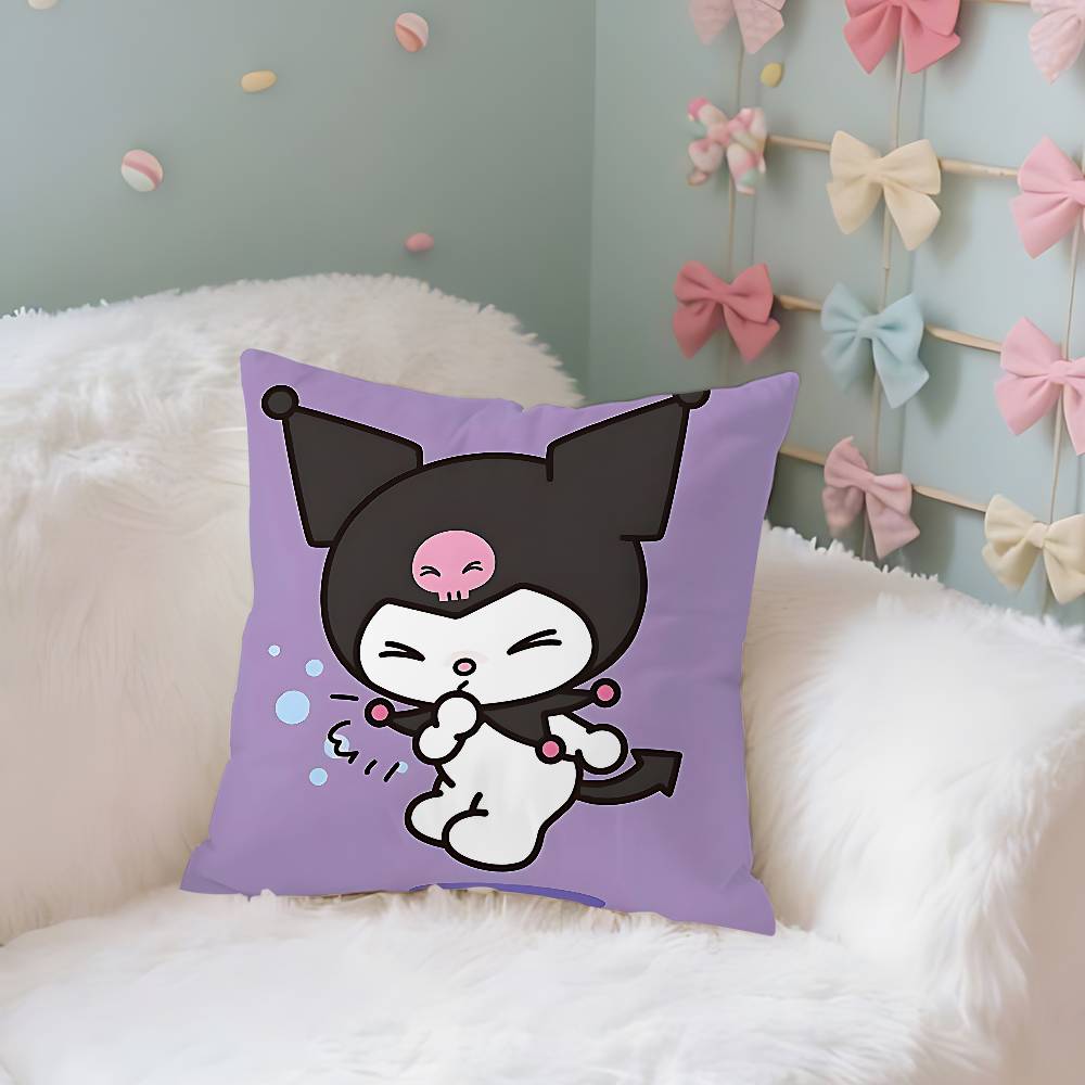 

Cute KKuromis Case Plush Fabric Soft Pillowcase Double Sided Print Cushion Cover Household Gifts 40x40CM(16x16in)