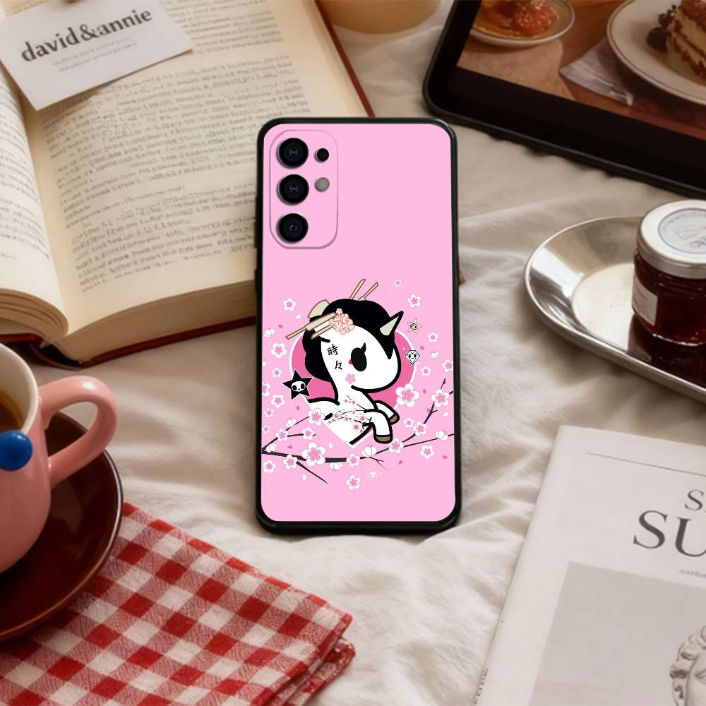 Lovely J-Japan T-Tokidokis   Phone Case For Samsung S 25,24,23,22,30,21,10,9,Ultra,Plus,Lite,FE,4,5 G Soft Black Case