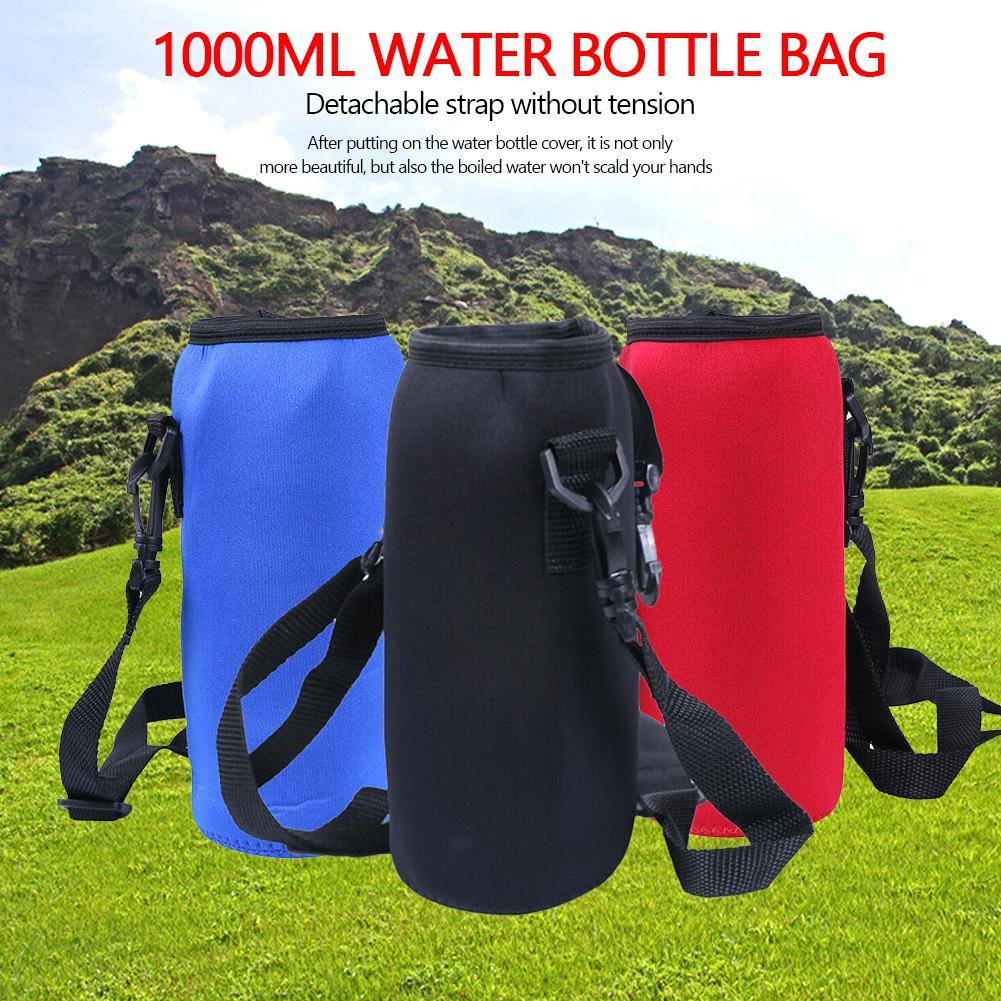 Sports Bottle Cup Bag Water Bottle Cover Neoprene Insulator Sleeve Bag Case Pouch For 1000ML Water Bottle Carrier Cover Bag
