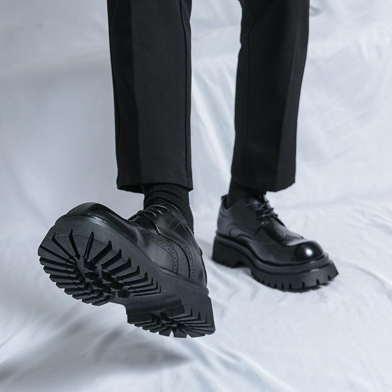 Męskie Skórzane Buty Casual sznurowane Luksusowa Marka Męskie Oddychające Mokasyny Męskie czarne ślubne oksfordy Buty Zapatos Hombre
