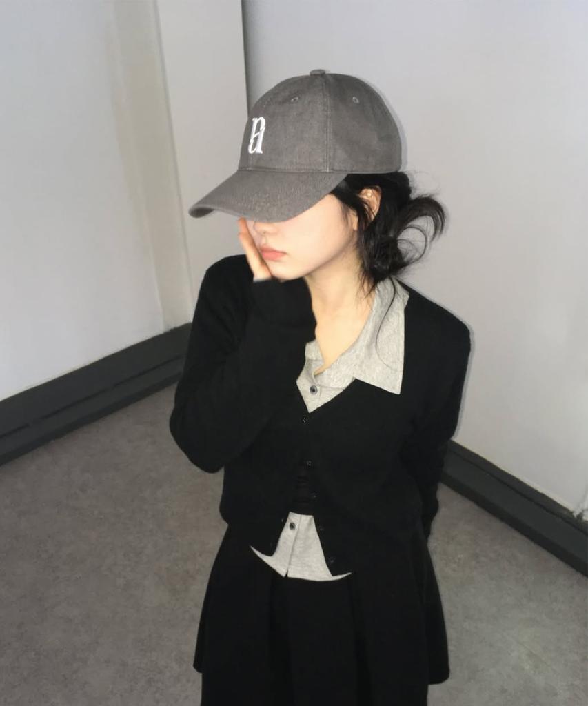 Luseoul Signature Denim Ball Cap Grey Jeans