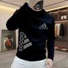 Men's Slim-Fit White Tiger Print Hoodie - Autumn/Winter 2025 Trendy Plus Velvet