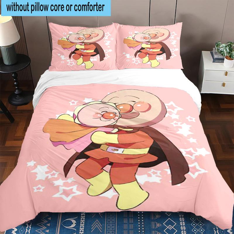 Superhero Parade 3pcs Bedding,Including 1pc Duvet Cover And 2pcs Pillowcases Perfect for Christmas,Ideal for Bedroom, Dormitory