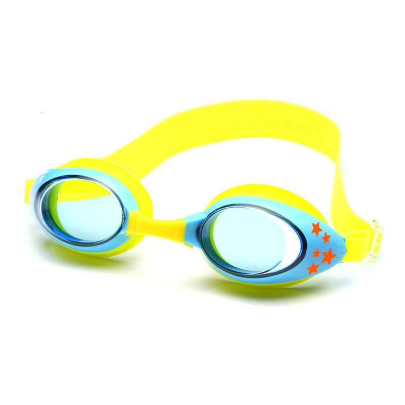 

Kids Swimming Goggles Children 3-12Y Wide Vision Anti-Fog Anti-UV Swim Glasses Pool Eyewear with Ear Plugs Swim Cap set синий