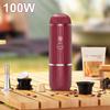 Portable Coffee Maker Electric Espresso Machine Compatible with Capsule & Ground Coffee Travel Coffee Maker 2 In 1 for Hiking