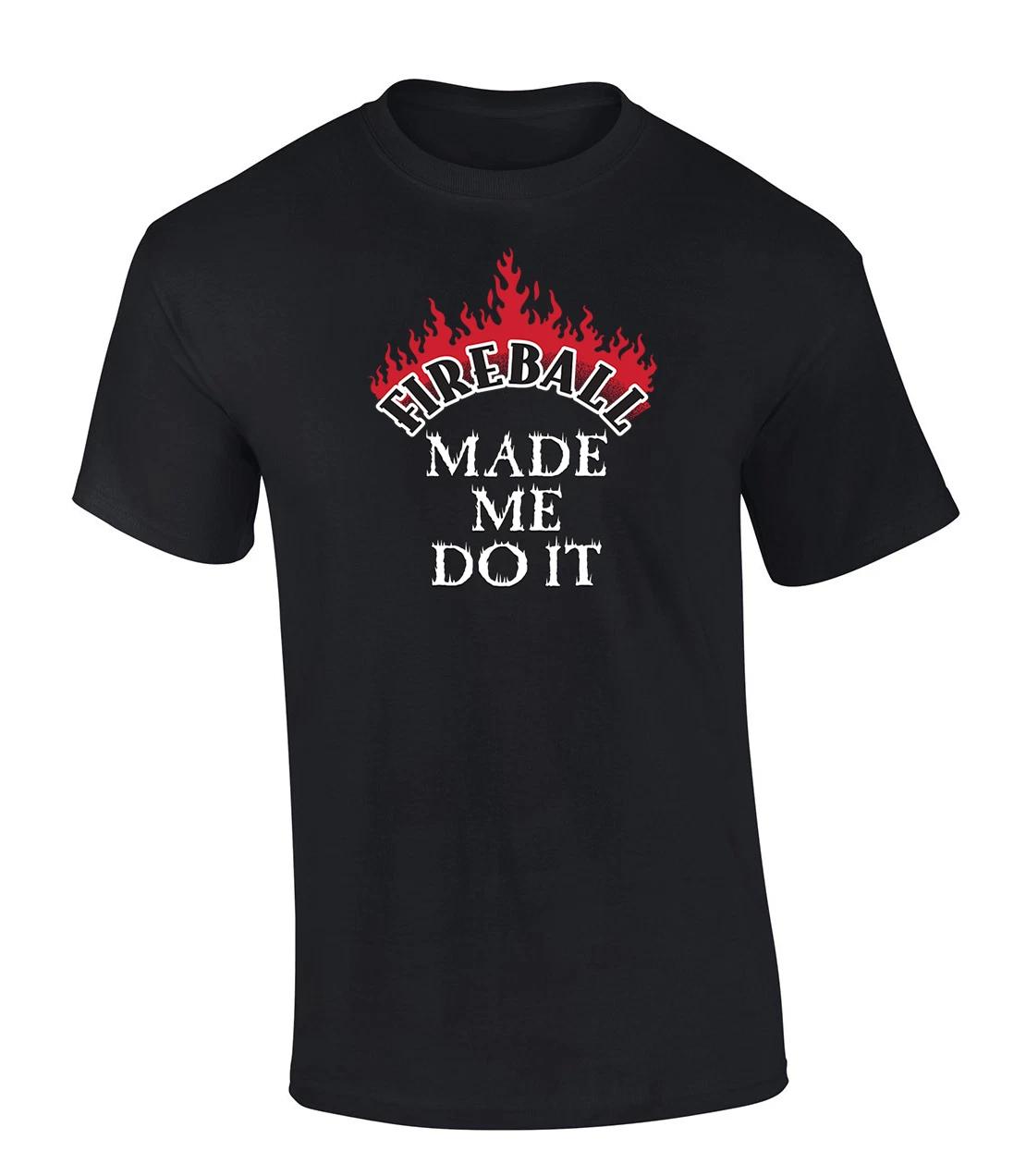 Trenz Shirt Company Flaming Fireball Made Me Do It Mens Funny Short-Sleeve M