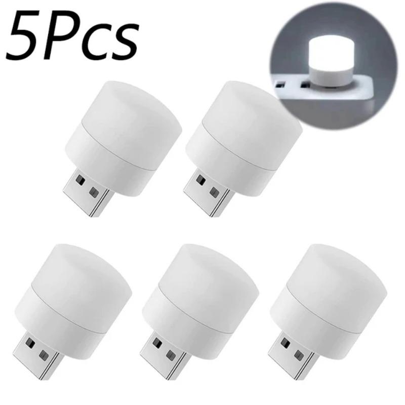 1/10 Stücke Mini USB Nachtlicht Warmweiß Augenschutz Buch Leselicht USB Stecker Computer Mobile Power Lade LED Nachtlampe