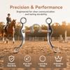 Roségoldbeschlagtes Pferdegebiss Edelstahl Reitsportausrüstung Pferde-Gag-Gebiss Rennstrecken