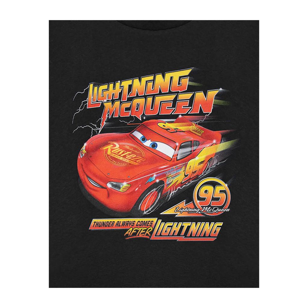 Cars Mens Lightning McQueen Short-Sleeved T-Shirt
