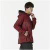 Mizuno Soccer Piste Hoodie with Cabernet Red Apparel, Water-Repellent Lining, P2MEB530,