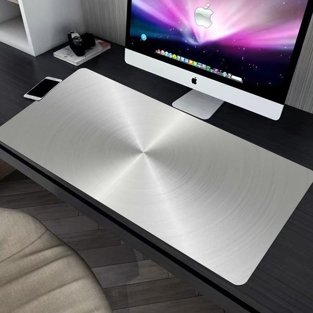 Metal Mouse Pad large keyboard mouse desk pad nonslip rubber gaming mouse pad laptop mouse carpet