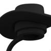 4 Pieces Straw Covers Cap Cowboy Hat Shaped Silicone Dust Plug for Camping