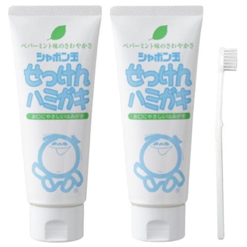 [Set of 2] Bubble Soap Toothpaste 140g + Bonus (Original Toothbrush)