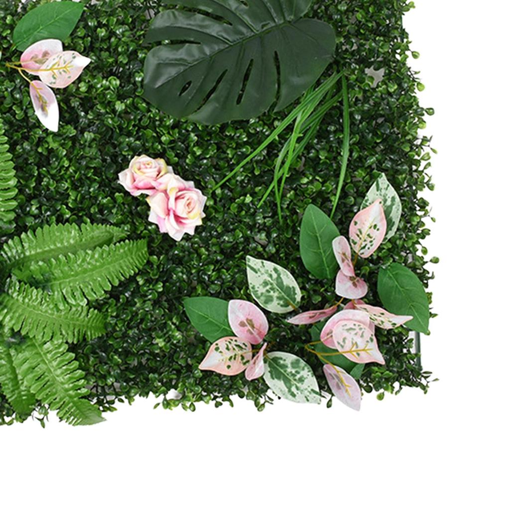Green Artificial Plants Wall Carpet Decor Artificial Green Wall for Backyard
