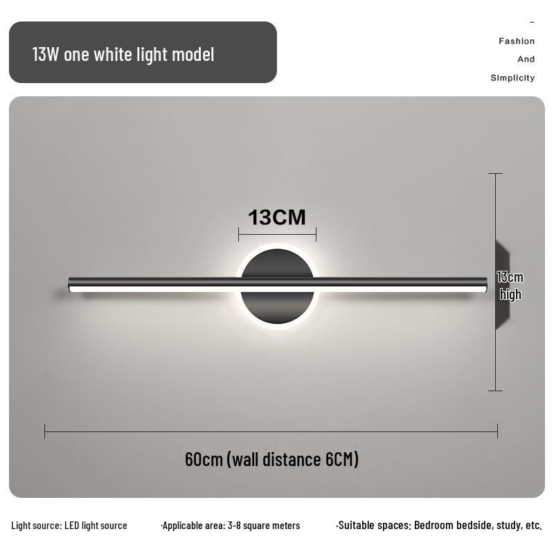 Modern LED Vanity Mirror Light: Simple Bathroom Wall Lamp for Makeup & Cabinet Illumination
