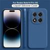 Original Soft Case for Xiaomi Redmi Note 14 Pro 4G Liquid Silicone Luxury Classic Redmi Note 14 Pro 4G Shockproof Cover Funda