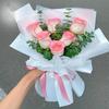Premium Matte HanSu Wrapping Paper for 520 Floral Gifts – Semi-Transparent Waterproof Flower Bouquet Wrap, Korean Style Flower Shop Packaging Supplies
