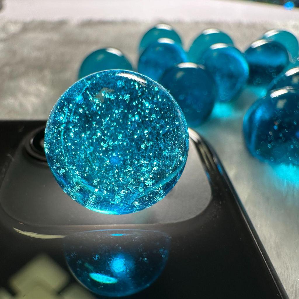 Colored Matte Frosted Glass Beads for Vase or Fish Tank Decoration