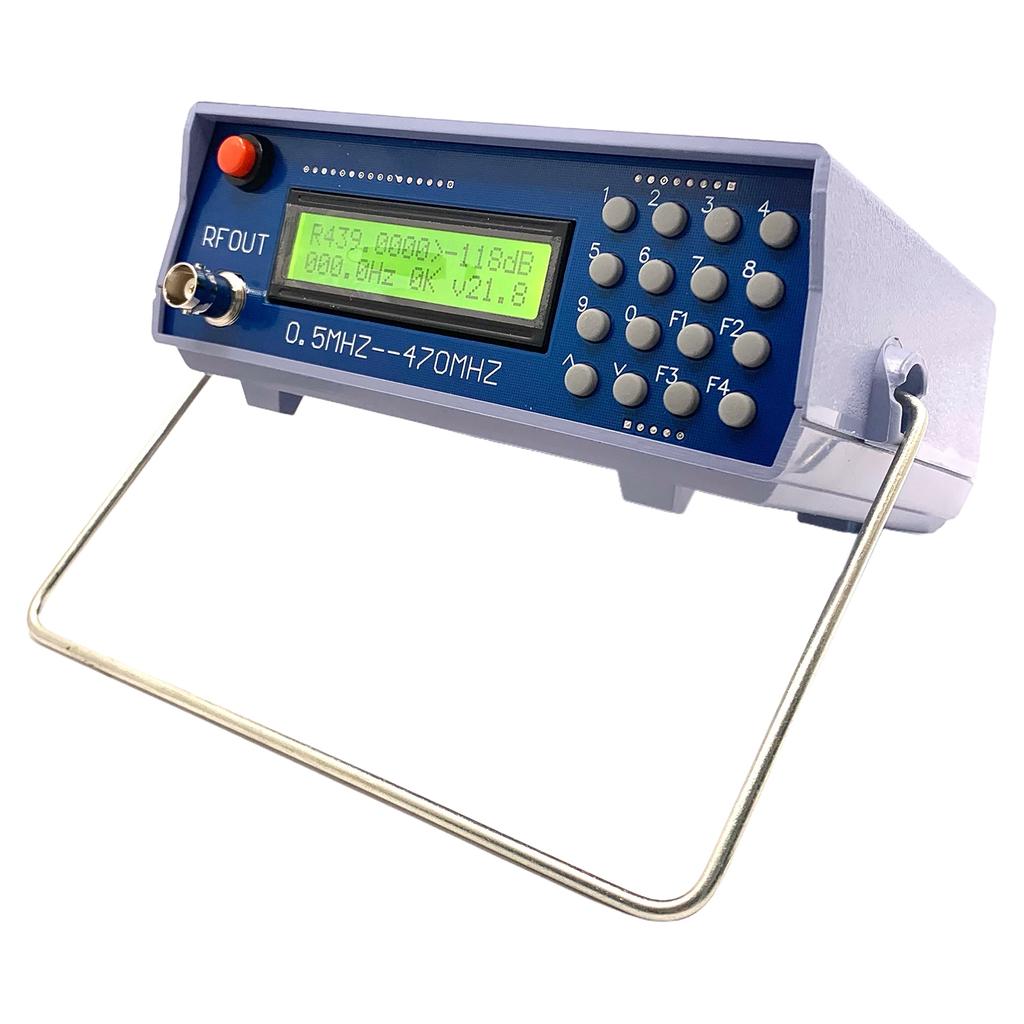 0.5M‑470MHz RF Signal Generator with CTCSS Function FM Radio Interphone Signal Generator Frequency Source Conditioning Radio